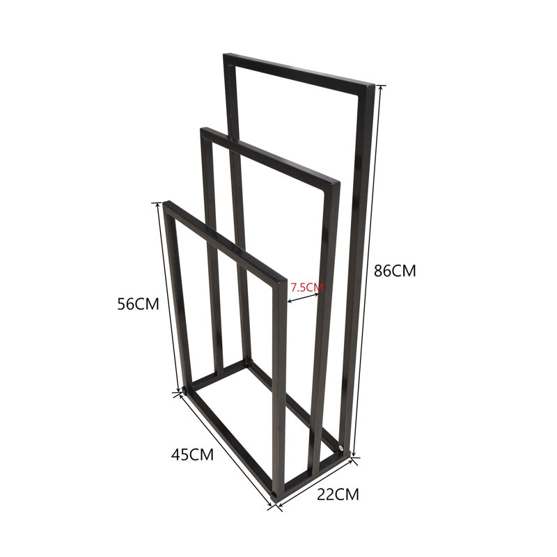 Lindeman 45 cm L Steel Freestanding Towel Stand