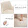 Lovetro Swivel Full Back Arms Upholstered 25.8"H Counter Stool with Solid Rubberwood Frame and Gold Footrest
