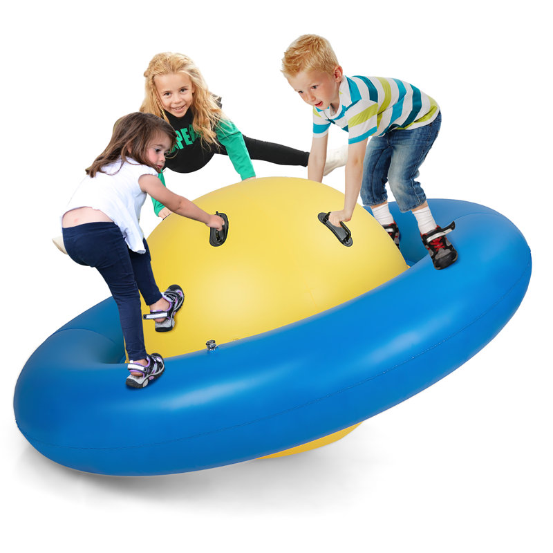 Jeu gonflable pour enfants avec dôme à bascule 7,5 pi Costway