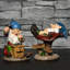 Helotes Gnomes Sleeping On Mushroom Fairy Garden