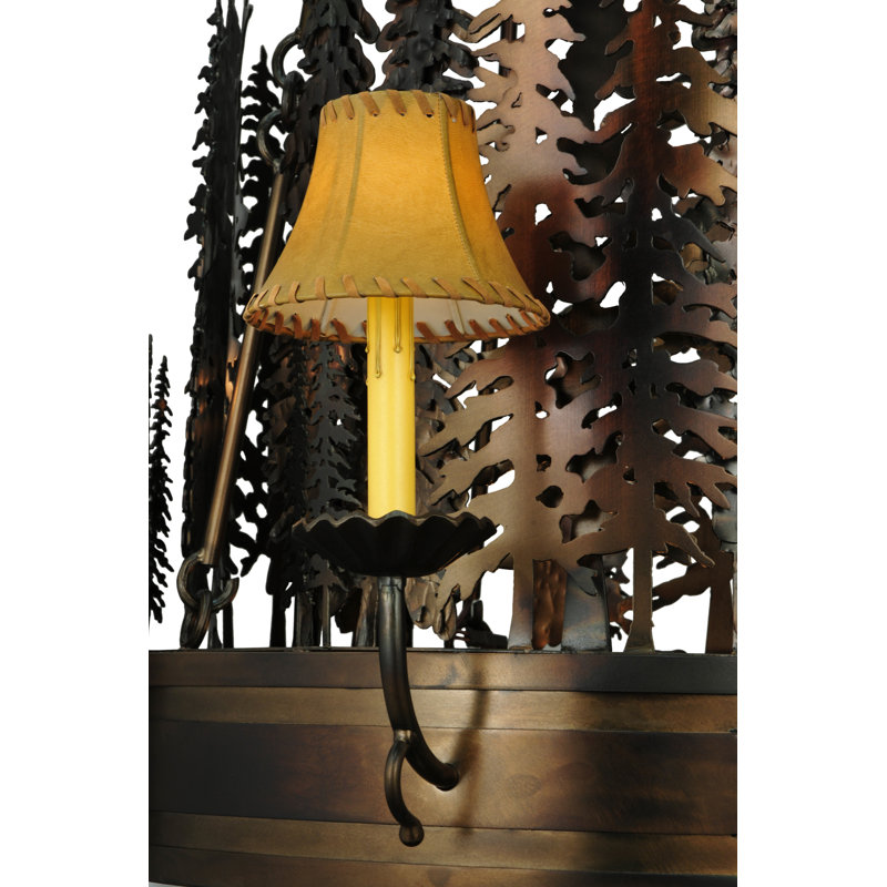 Rustic Lodge 17 - Light Chandelier