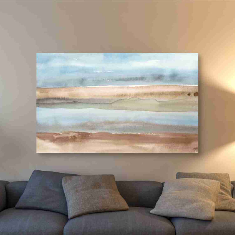 «Epic Graffiti» «Plein Air Riverscape II» par Alicia Ludwig, art mural sur toile, 54 po x 40 po