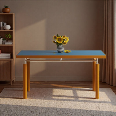 Colored Multi-functional Rectangular Writing Desk