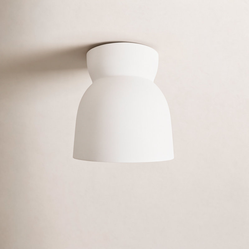 Logan Radiance - Hourglass Flush-Mount, Bisque, Incandescent (Not Included)