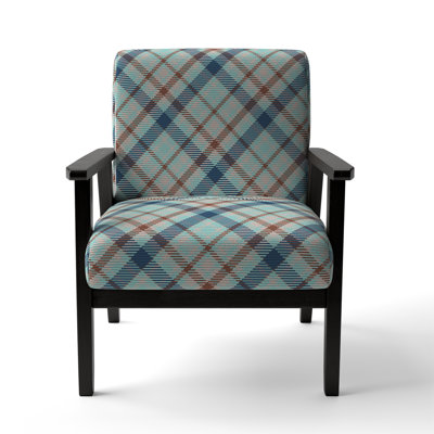 Fauteuil d'appoint rembourré en velours Turquoise