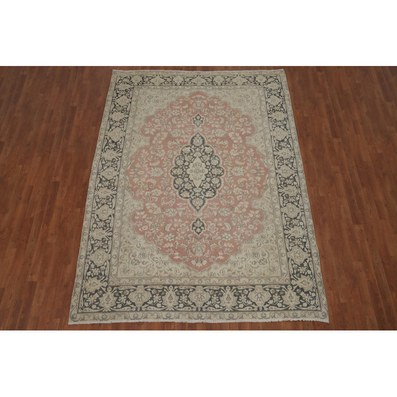 Tapis rose 7x9