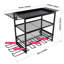Heavy-Duty 4-Tier Wall-Mounted Garage Tool Organizer