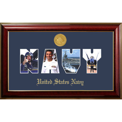 Navy Collage Photo Classic Picture Frame