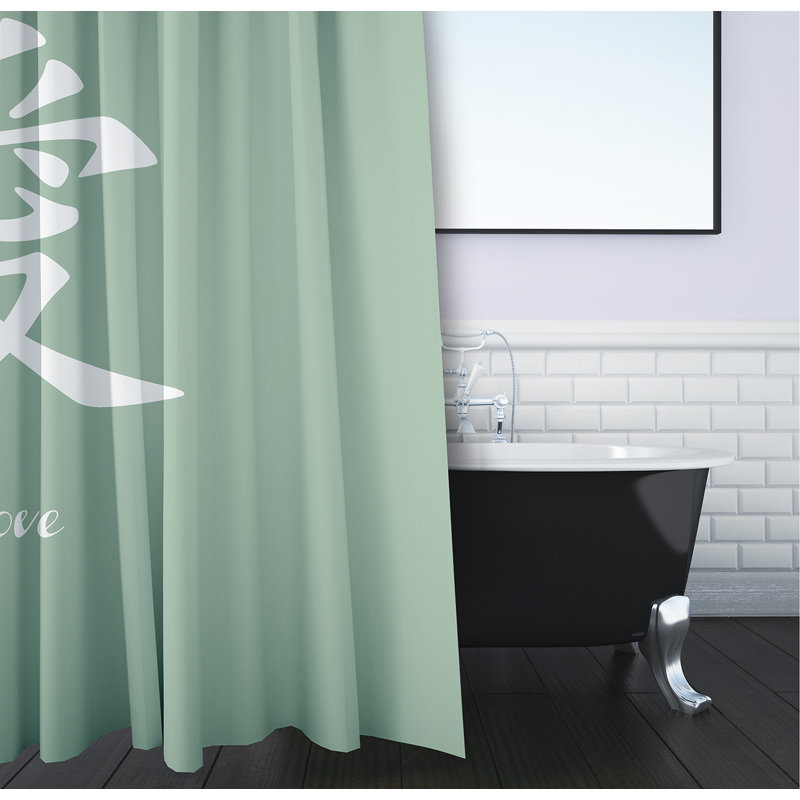 Rideau de douche Chantilly, Vert