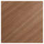 Table basse ovale moderne avec pied central, table d'appoint de salon en MDF de 100 cm (39,4 po) finition noyer