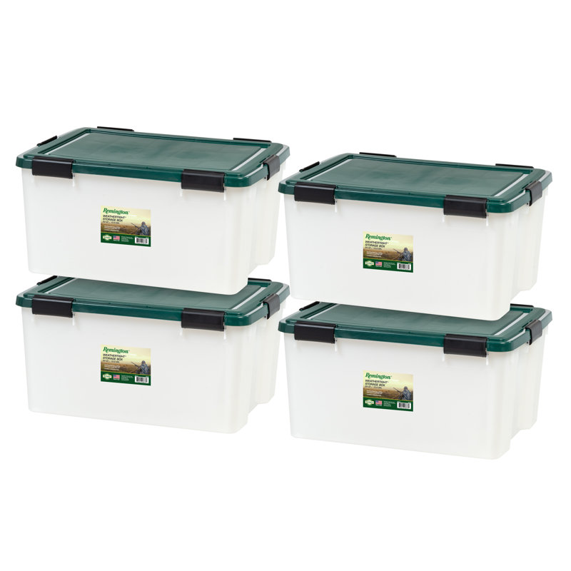 Weathertight Storage Containers, 62Qt, 4
