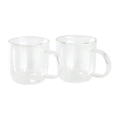 Ensemble de tasses transparentes Gibson Homewares