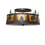 Tall Pines 4 - Light Semi Flush Mount