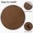 Round Decorative Wall Mirror With Woven Rattan-Textured Frame, Rustic Modern Accent For Bathroom And Living Room, Easy Wall-Mount Design-1877771555