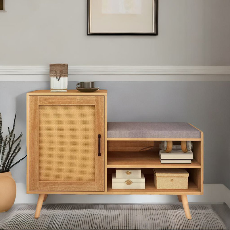 Anjanett Fabric Upholstered Bench