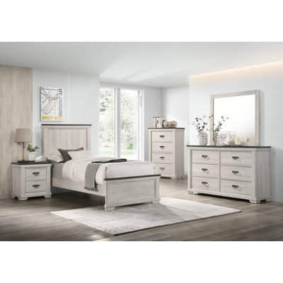 Amy-Anne Solid Wood 3 Piece Bedroom Set