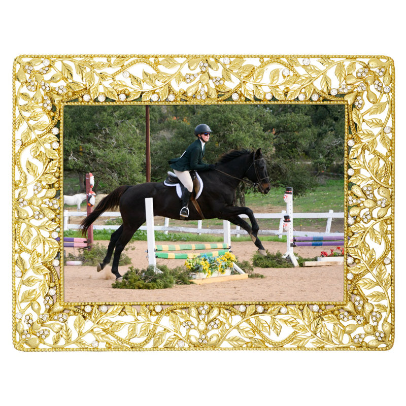 Festoon Metal Picture Frame, 5" W x 7" H