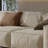 Cream Minimalist Modular Sofa