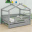 Lit en bois avec couchette-1659102674