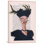 « rétro paper series : jet-set autruche », reproduction d’impression sur toile