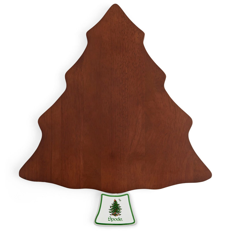 Spode Christmas Tree 2 Pc Cutting Board/Spreadr 13"
