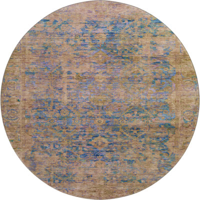 Premium Machine Washable Otte AMF1773 Border Rug