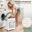 Plastic Rolling Laundry Basket with Handles