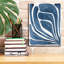 «Blue Stylized Leaf I» par Regina Moore-1950102419