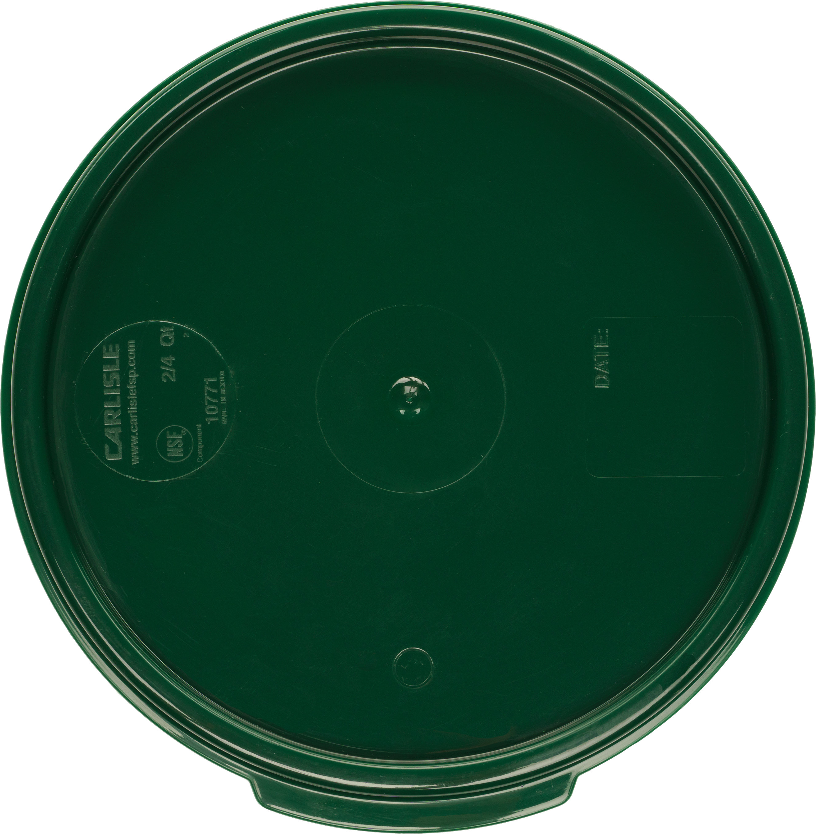 Carlisle Food Service Products Green Circle Plastic Lid Wayfair