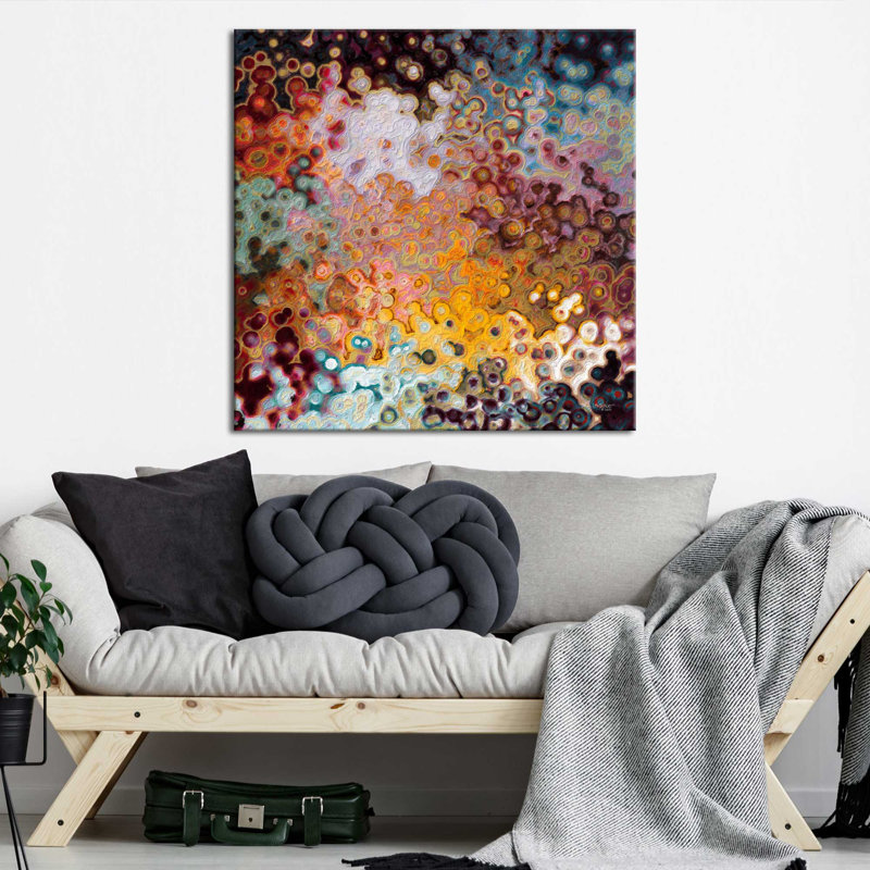 "Proverbes 16: 3 il établit mes pensées (horizontal)" par Mark Lawrence, reproduction sur acrylique, Toile tendue