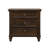 Mid-Century Modern Solid Wood Nightstand 3-Drawers-683946063