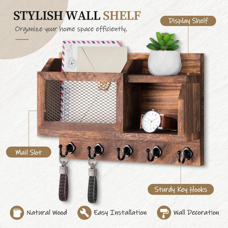 Wood Wall Organizer