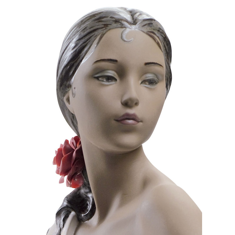 Nude with Shawl Woman Figurine