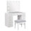 Regina Makeup Vanity Table Set With Lighting White