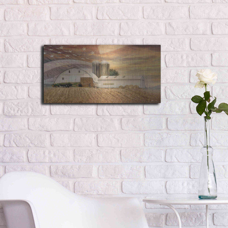 «American Farmland» par Lori Deiter, H 12 po x l 24 po