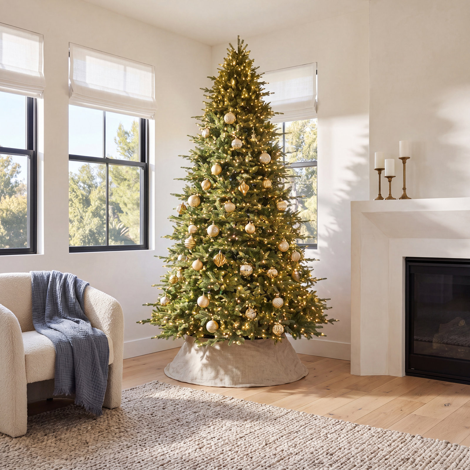 12' Pre-Lit Fir Tree
