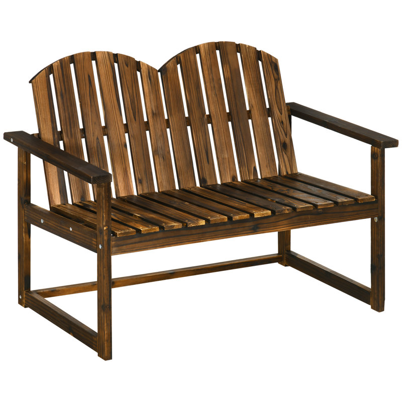 Cecile Solid Wood Fir Outdoor Bench