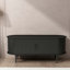 Console de télévision moderne avec porte coulissante et rangement spacieux-252325882