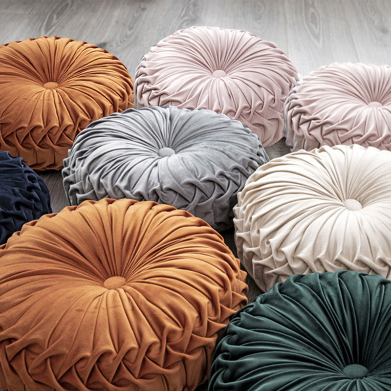 Drusilla Circular Cushion, 45cm x 45cm, Cream