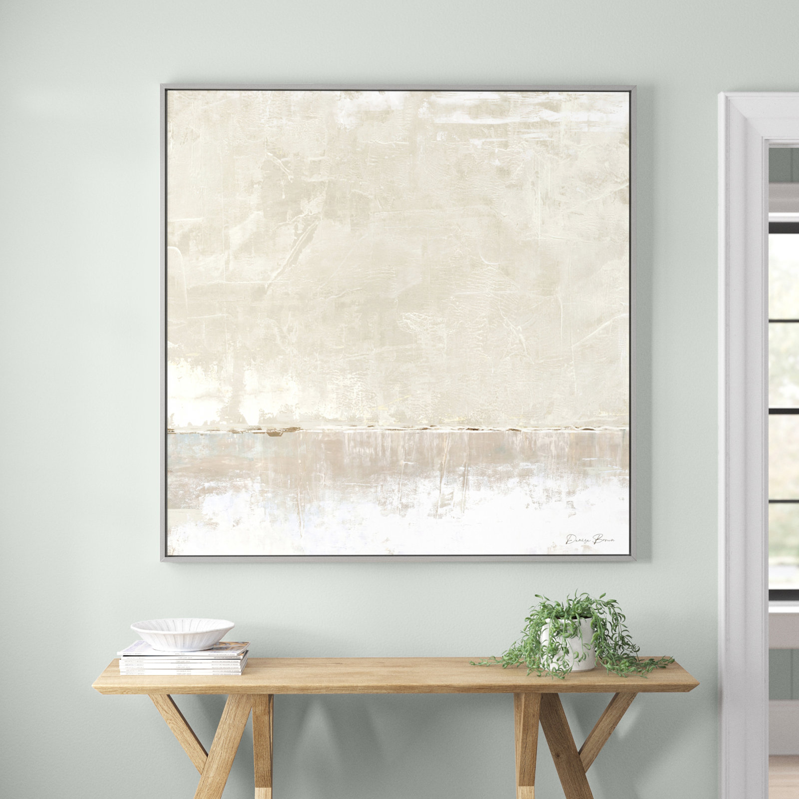 Delevan "Better Days" Print, 46.5" H x 46.5" W, Silver