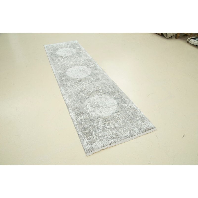 Tapis moderne et contemporain touffeté à la main 2 pi 7 po x 9 pi 10 po Antep