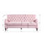 Canapé Chesterfield moderne; canapé moderne 3 places-1554020097