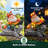 Solar Powered Gnome Riding Turtle Lighted Garden Statue