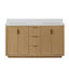 Adela 60'' Double Bathroom Vanity with Cultured Marble Top-1974281134-1974281135-1965375331