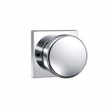 Bravura 936-6 Nashville Privacy Knob on Round Contemporary Rose in Matte Black