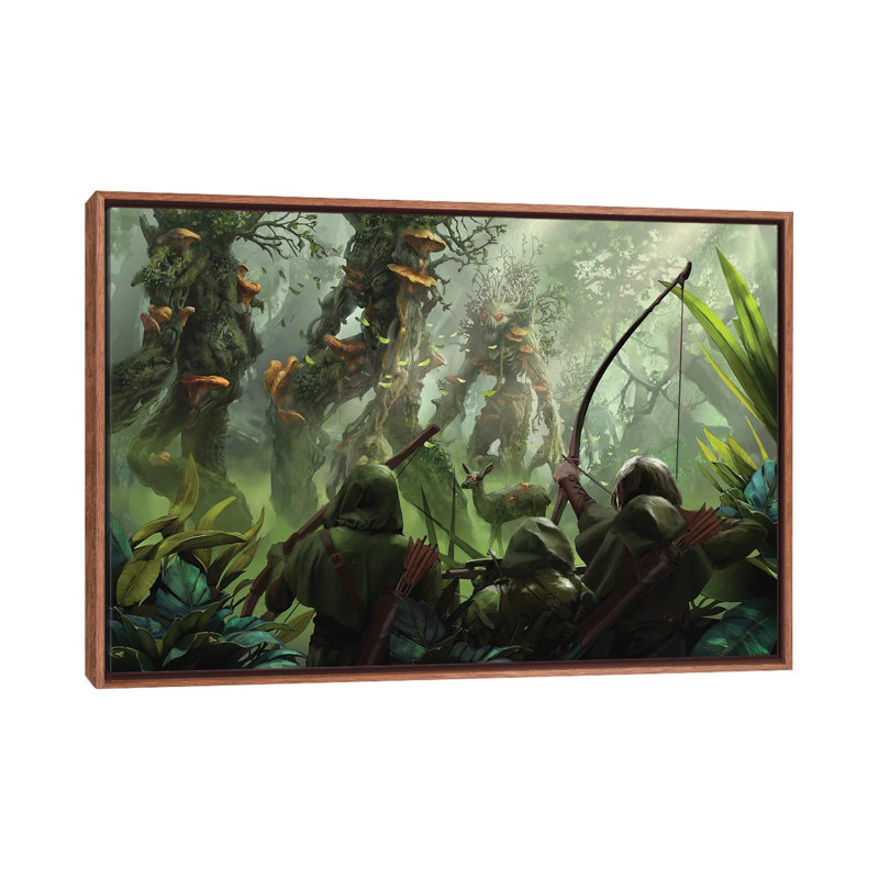 «Mass Combat-Harsk's Rangers», reproduction d'art mural - toile encadrée, H 18 po x l 26 po, Brown