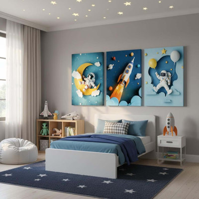 3 Piece Wrapped Canvas Print