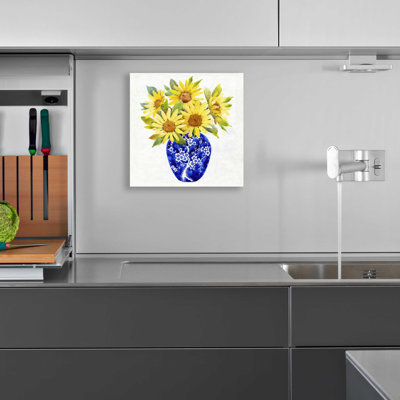 'Sun Flower Still Life II' by Tim O'Toole, Acrylic Glass Wall Art