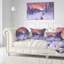 Coussin lombaire paysage en Laponie finlandaise en hiver
