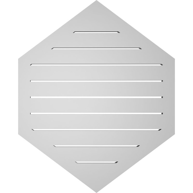Pente verticale verticale en uréthane 9 pi, H 32 po x l 26 po x P 1,5 po